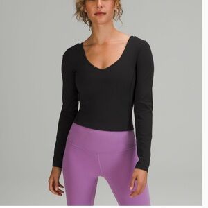 Lululemon Align Long Sleeve RARE Black 10